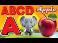 Phonics Song with TWO Words - A For Apple - ABC Alphabet Songs with Sounds for Children #zullukidstv