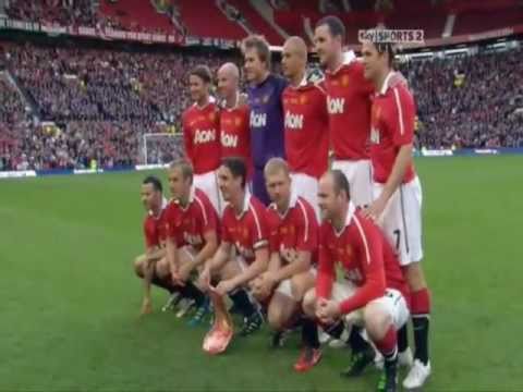 Some Of Beckham's Best Bits From Gary Neville's Manchester United Testimonial 24th May 2011