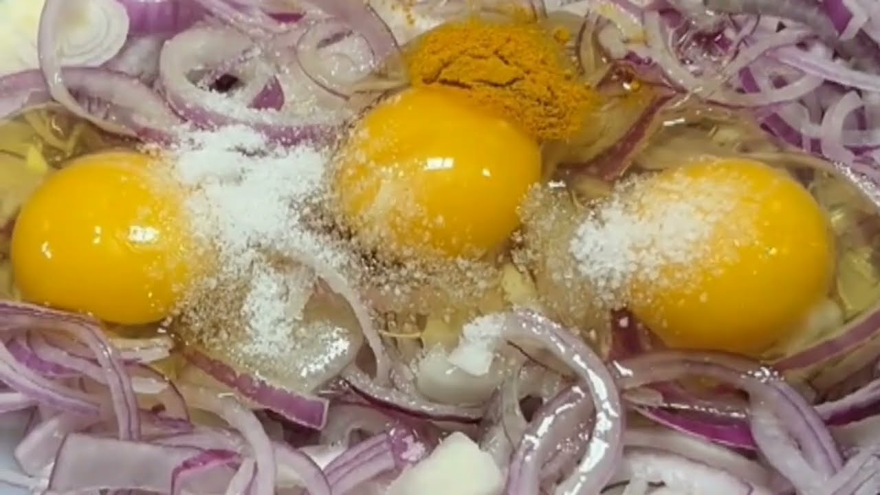 pyaj aur Ande ki recipe