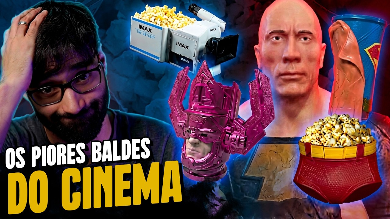 ISSO TÁ FORA DE CONTROLE! OS PIORES BALDES DE PIPOCA do CINEMA