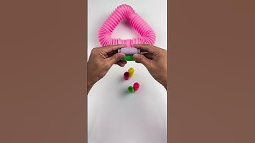 Creating ASMR Relaxation Rainbow POP-ODD #diy #satisfyingvideos #relaxing #oddasmr #poptubesounds