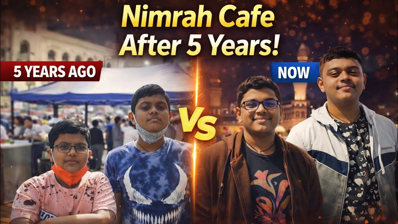 Charminar ! Nimrah Cafe After 5 Years 😱 You Won’t Believe This!(In Nano Holidays)