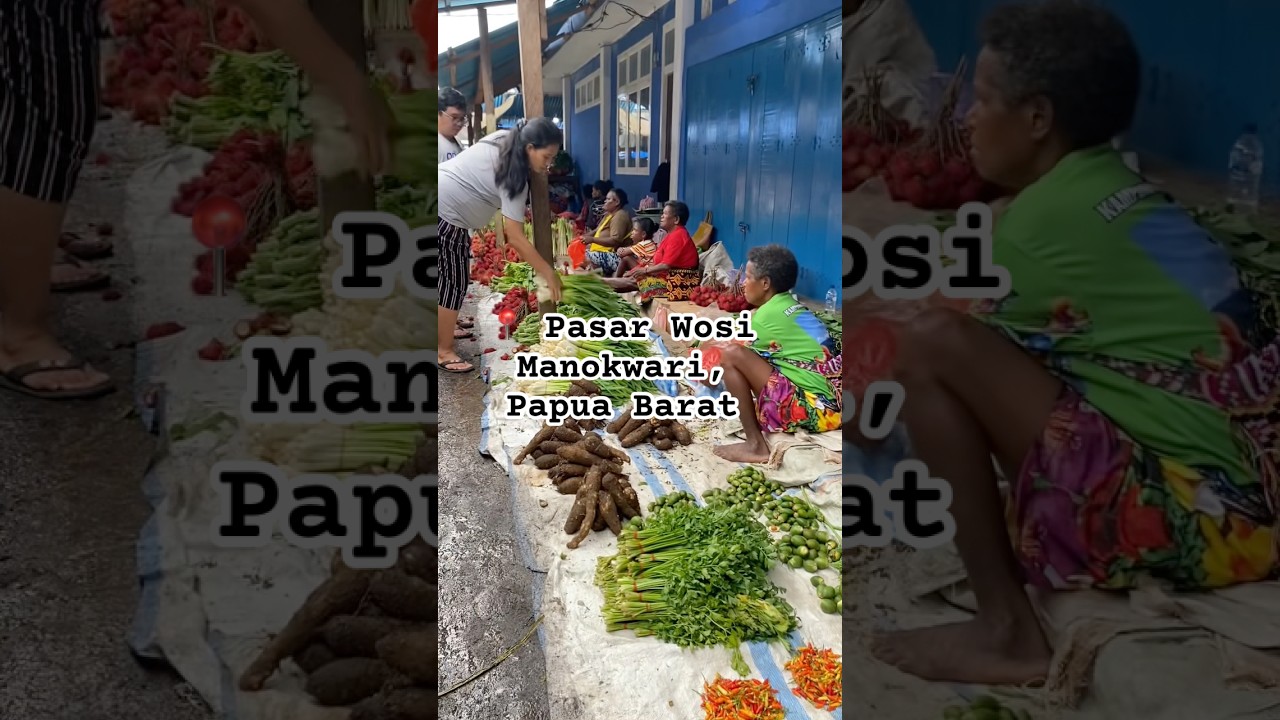 Surganya sayur dan buah di Manokwari, Papua Barat🤭 