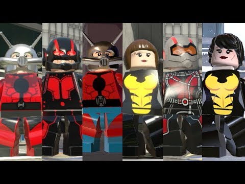 Ant-Man and the Wasp Evolution in Lego Marvel Videogames
