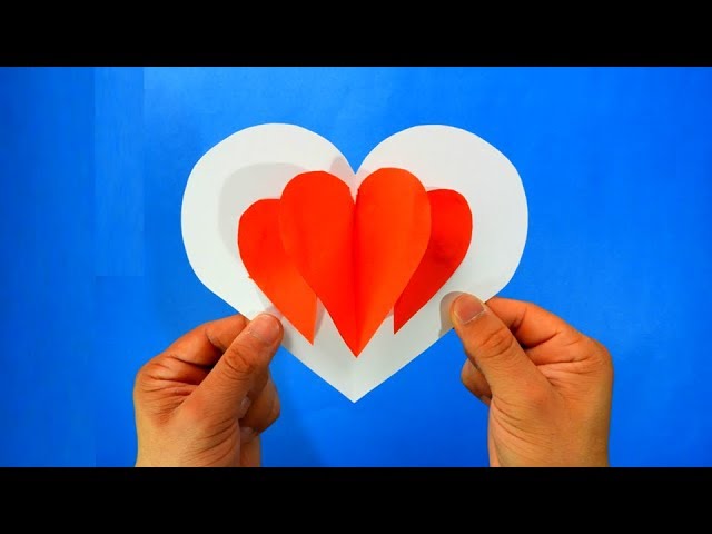Wee Blue Coo Valentinstagskarte - Pop Art Herz-Design, 17,5 X 12,5 Cm, Personalisierbar