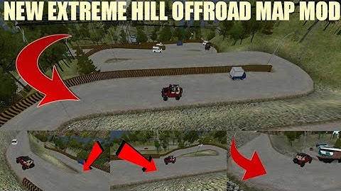 Map Mod Bussid 3.7|Extreme Hill Offroad map Mod for bus simulator Indonesia video|Ramesh krc gaming