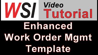 Enhanced Work Order Management Template