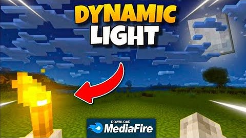 Dynamic Torch Addon for Minecraft PE 1.21+ 🔦 | Real Moving Light Like Java Edition!