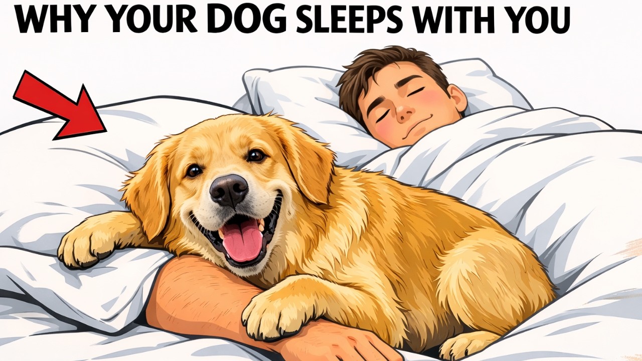 If Your Dog Sleeps With You, They’re Trying to Tell You THIS! (Most Owners Don't Know)#petcare