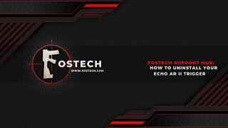 How to uninstall the Echo AR II Trigger