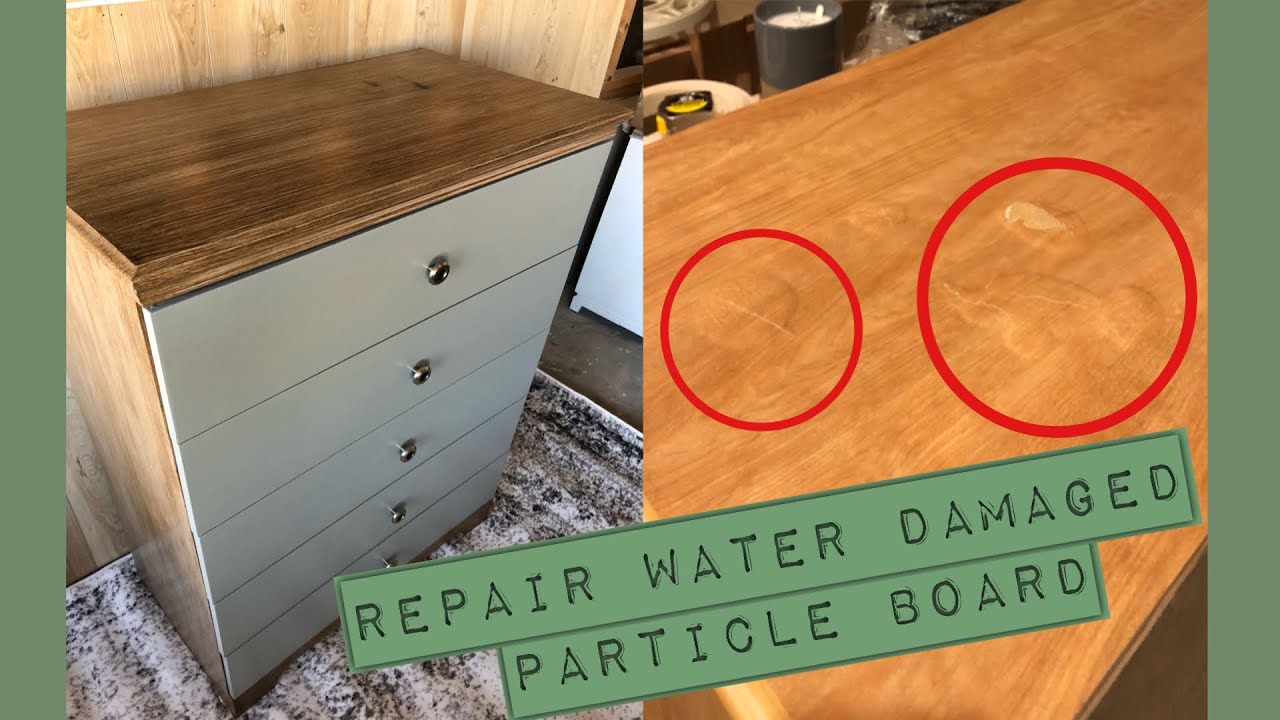 Particle board repair: how to safely repair this particle board display? :  r/woodworking