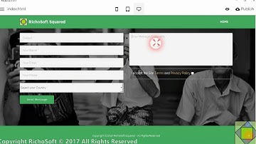 XL Contact Form Extension for Mobirise from RichoSoft Squared