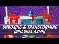 OPTIMUS PRIME [BINAURAL ASMR] UNBOXING TRANSFORMERS