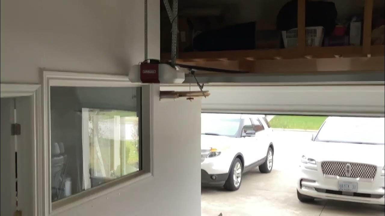 Liftmaster 8550wl opening and closing YouTube