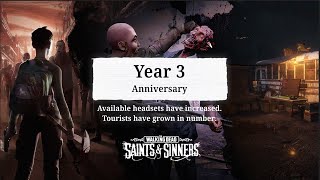 The Walking Dead Saints Sinners celebrates it 3rd Anniversary
