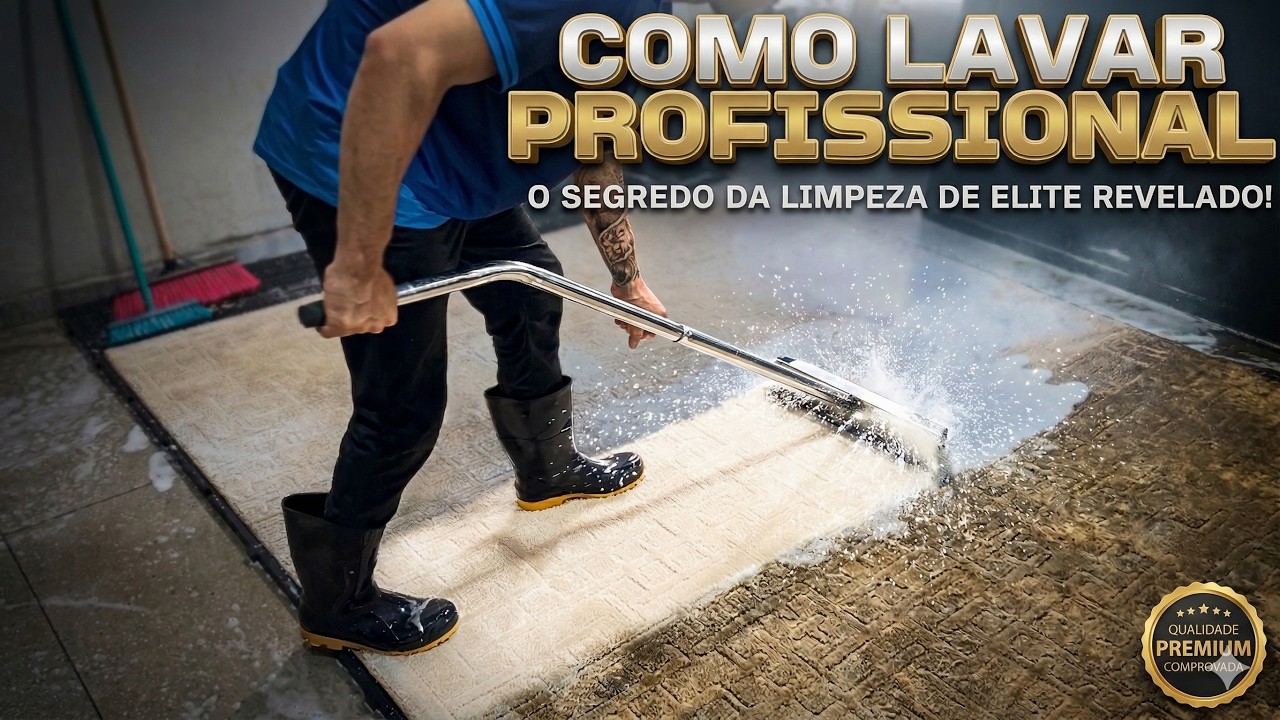 COMO LAVAR TAPETE - PROFISSIONAL