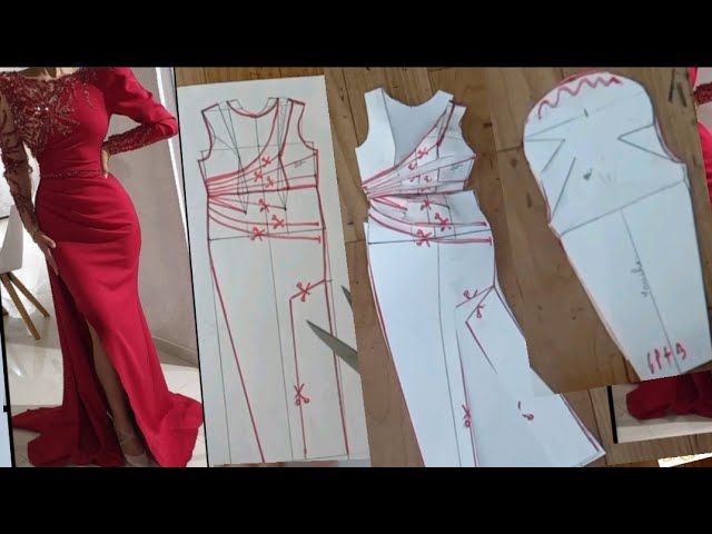 تفصيل وخياطة فستان سهره من افضل الموديلات ألمذهلة والأنيقة لكل المناسبات  2022 - YouTube