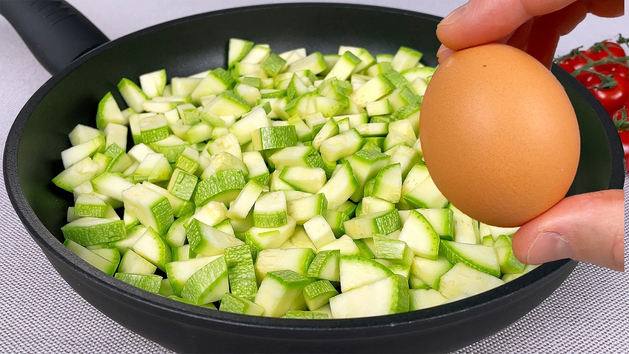 Я готовлю эти кабачки каждые три дня! Ужин за 10 минут! Быстро и легко❗️