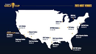 15 stadiums will host of the 2023 Concacaf Gold Cup matches