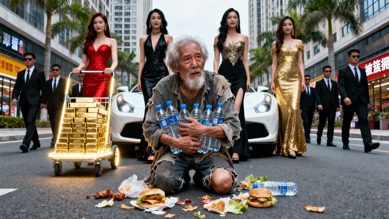廢品老爸七十大壽，三位千億女總裁齊跪拜