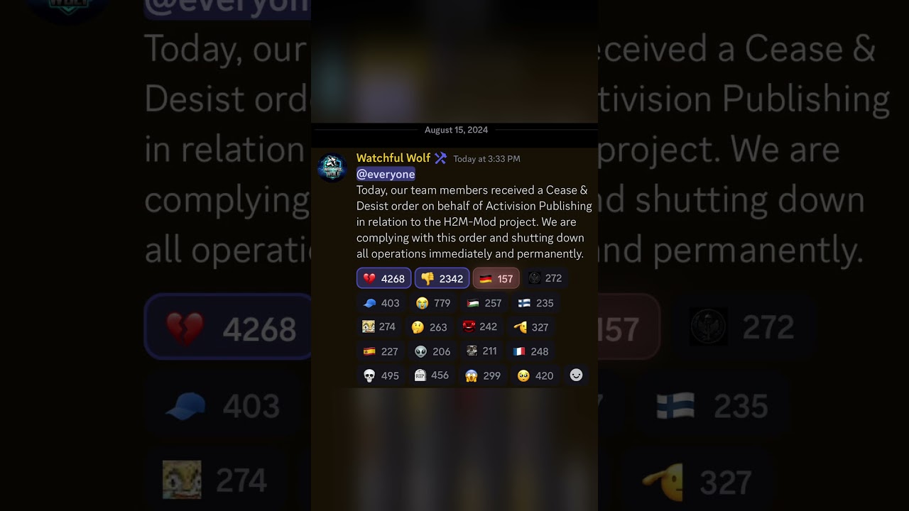 RIP H2M MOD, F*CK YOU ACTIVISION 