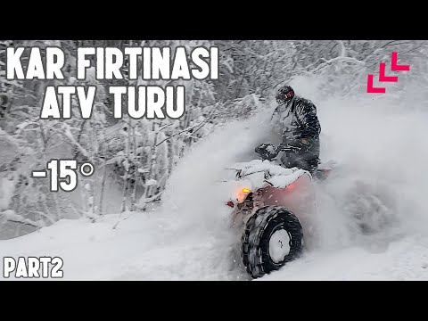 DAHA NE KADAR ÇIKABİLİRİZ BİLMİYORUM - ATV KAR FIRTINASI TURU -15 DE 4X4 SAKARYA ATV MOTOR OFF ROAD