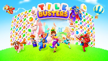Tile Busters Gameplay | iOS, Android, Puzzle Game