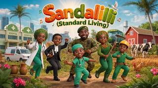 Sandalili (Standard Living) 🩺✈️🌽 | Fun Nigerian Nursery Rhyme for Kids