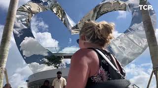 Sculpture artist shares about Heart in the Park in Tradition