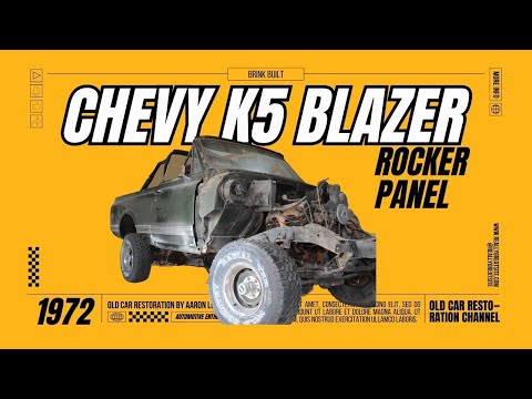 How to replace a K5 Blazer ROCKER PANEL – PT1