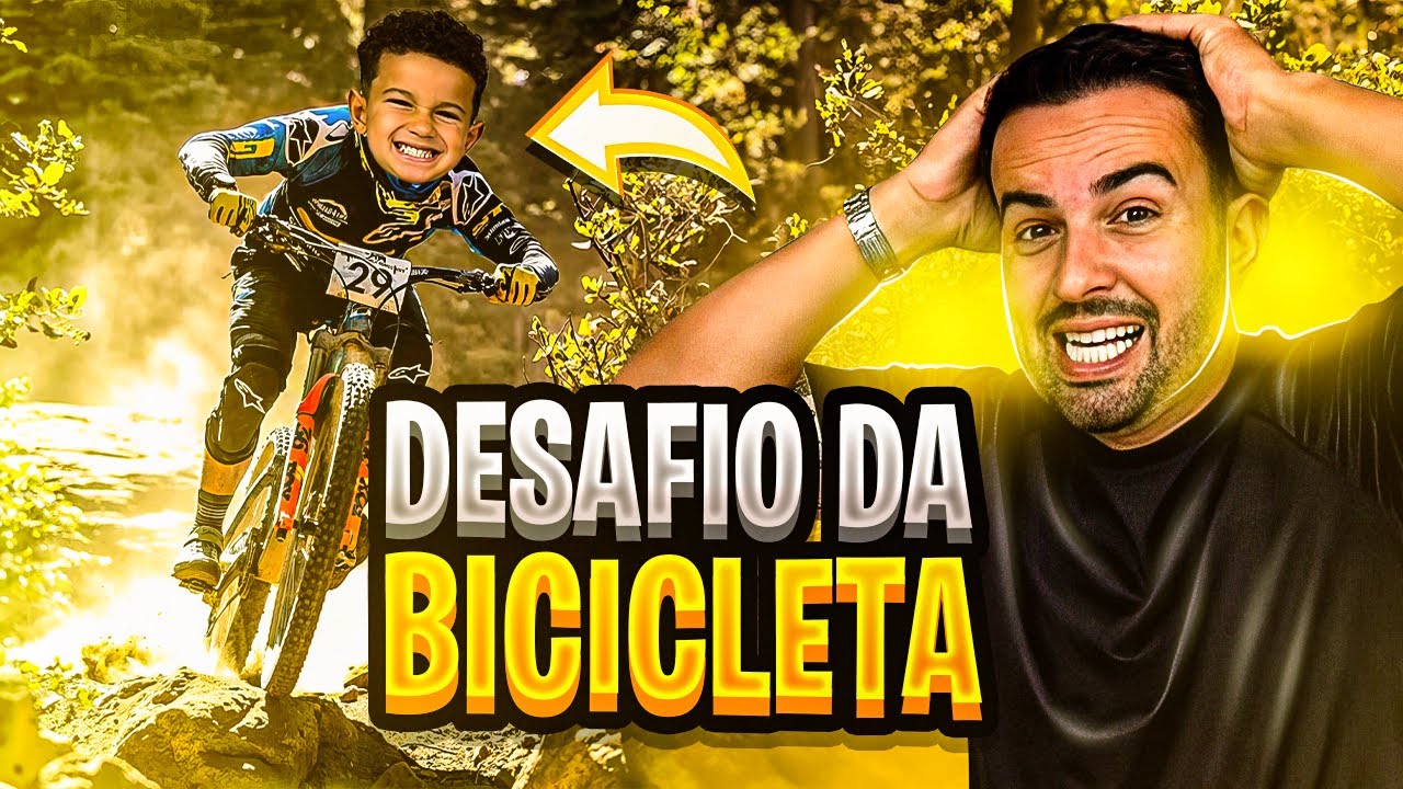 FUI ANDAR DE BICICLETA E OLHA O QUE ACONTECEU