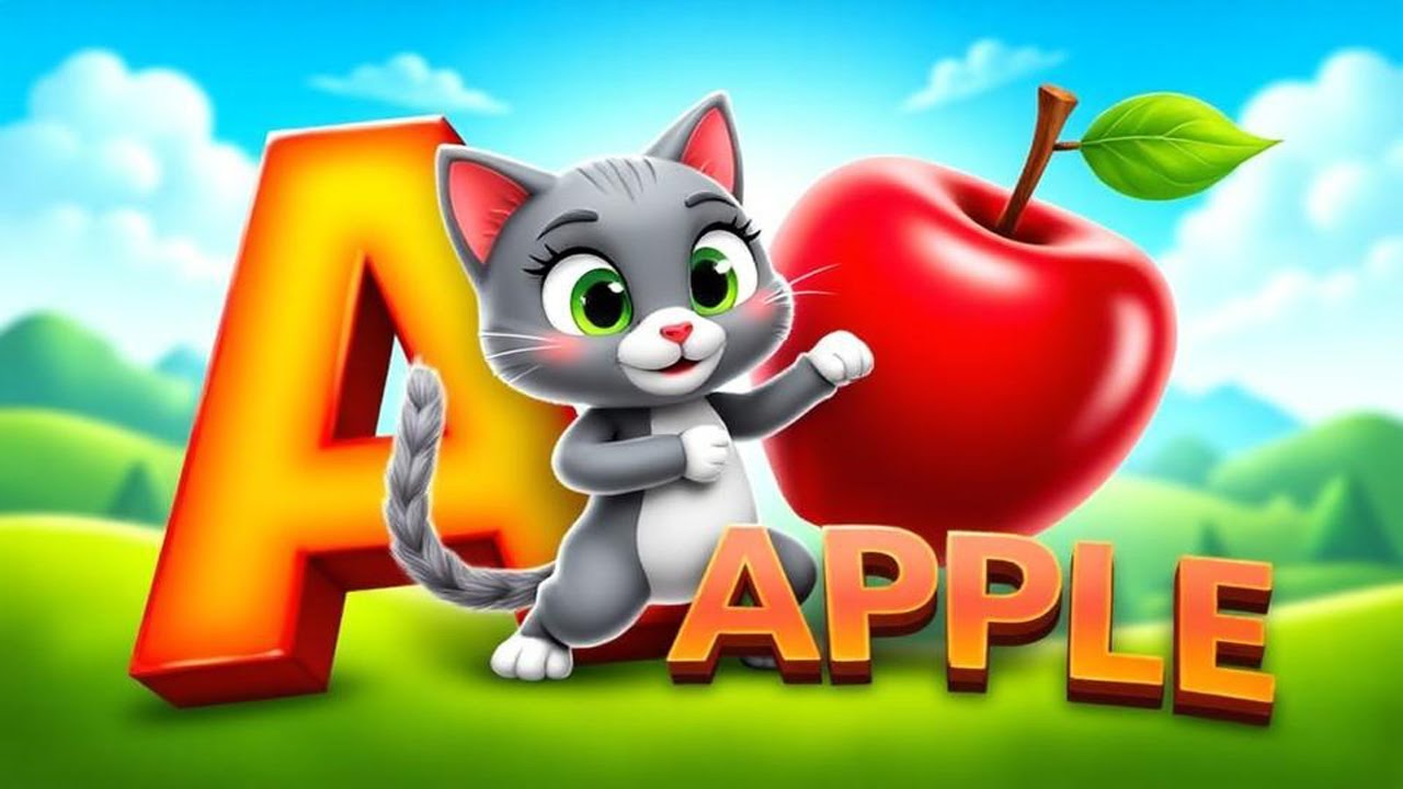 ABC Song for Kids Learn Alphabet A to Z with Fun Words & Pictures ...