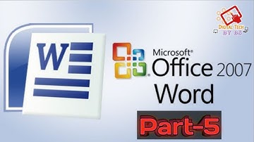 Insert Tab-Cover page, Blank page,Page break And Table  | Ms word 2007 "part-5"video |