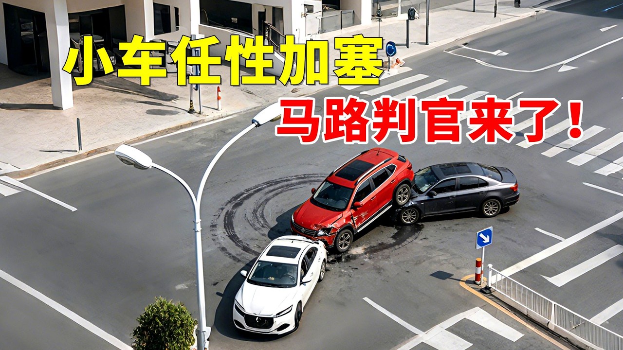 小车任性加塞，没想到遇见马路判官！2026交通事故第36期
