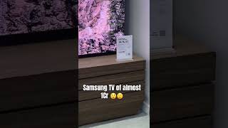 Samsung TV of 1cr OMG! 😦 #samsung #microled #youtubeshorts