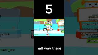 Day 3 of collecting everything in the pet simulator 99 index!! #shorts