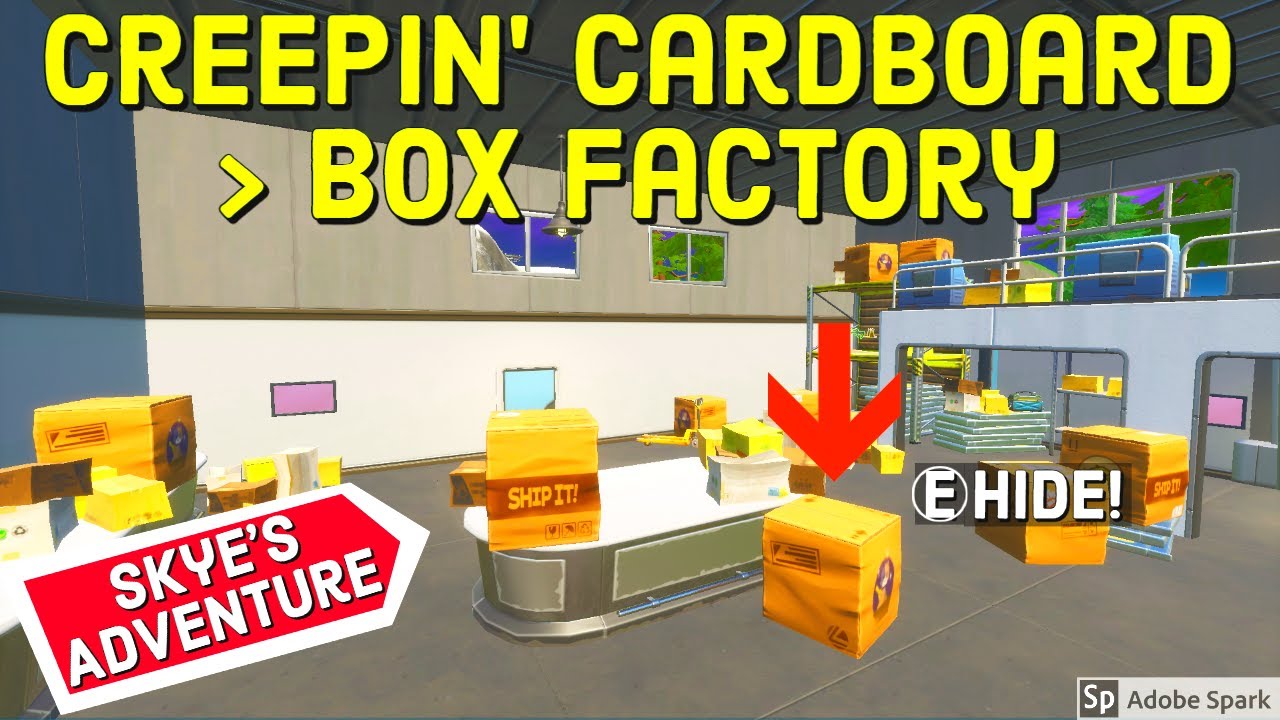 Hide In a Creepin' Cardboard At The Box Factory Box Factory Location