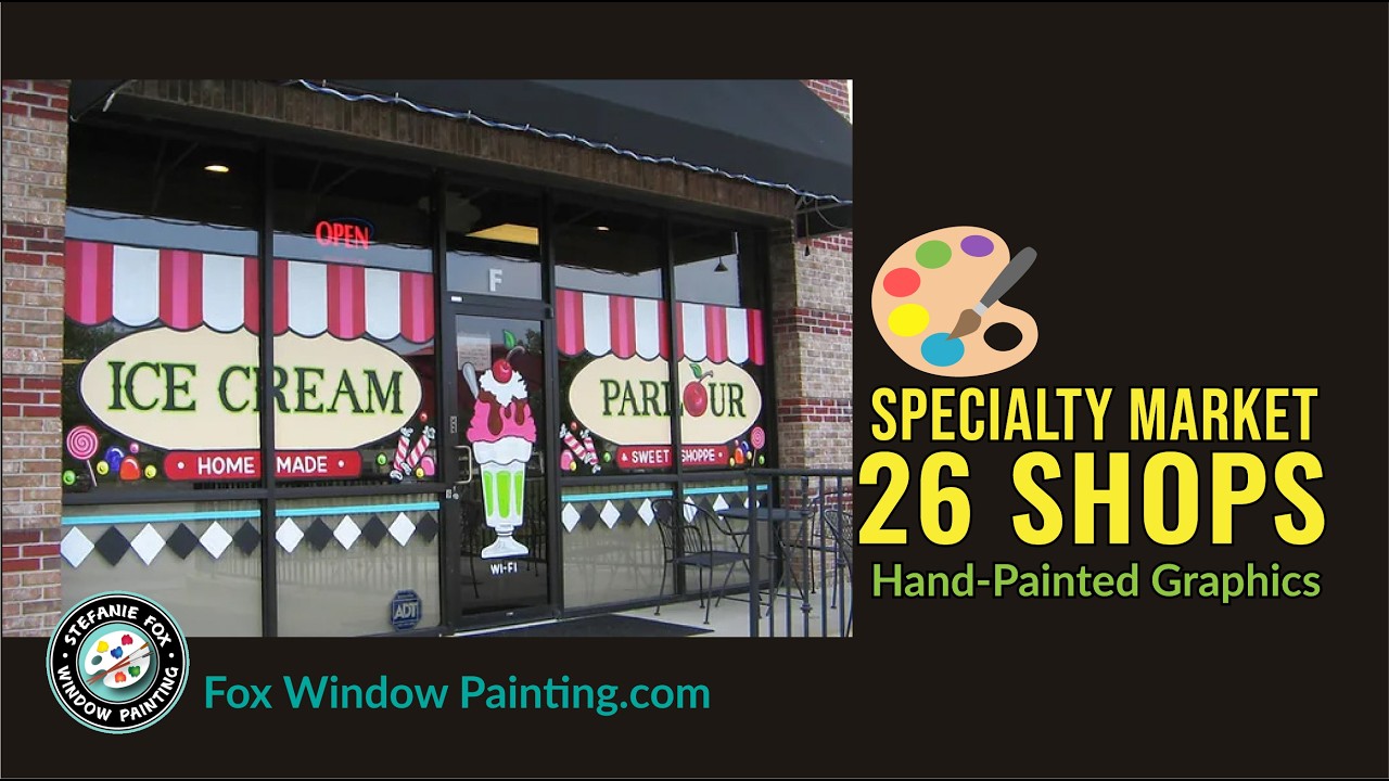 26 Stunning Hand-Painted Storefront Murals | Small Business Spotlight