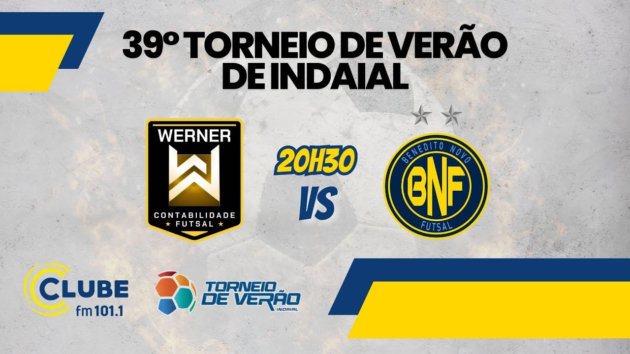 Abertura Torneio de Verão de Indaial - 15/01/2026