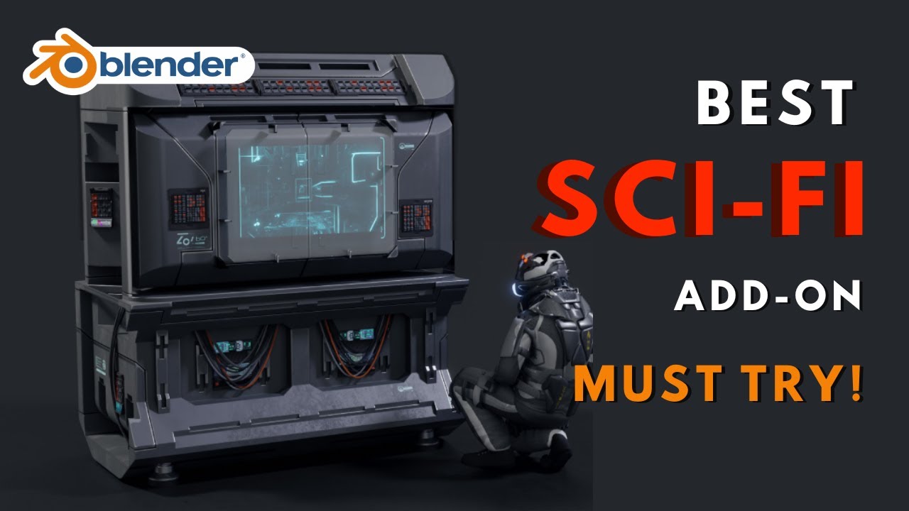 how to make realistic sci-fi build in blender under 10sec! you must try ...