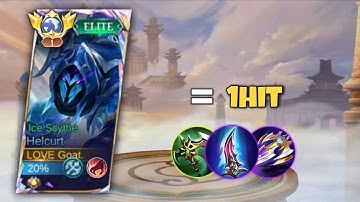 TOP GLOBAL HELCURT BEST 1HIT BUILD 2025!!🔥 ( Must try ) MLBB