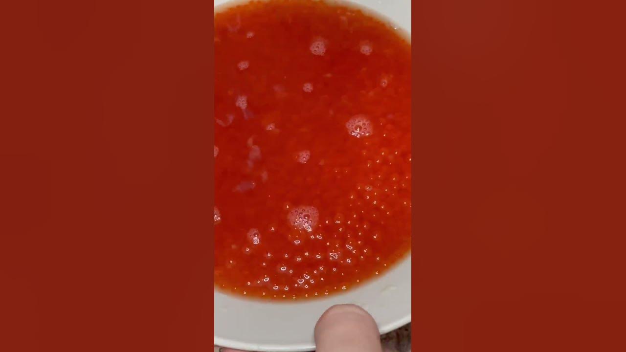 Как снять пленку с красной икры видео