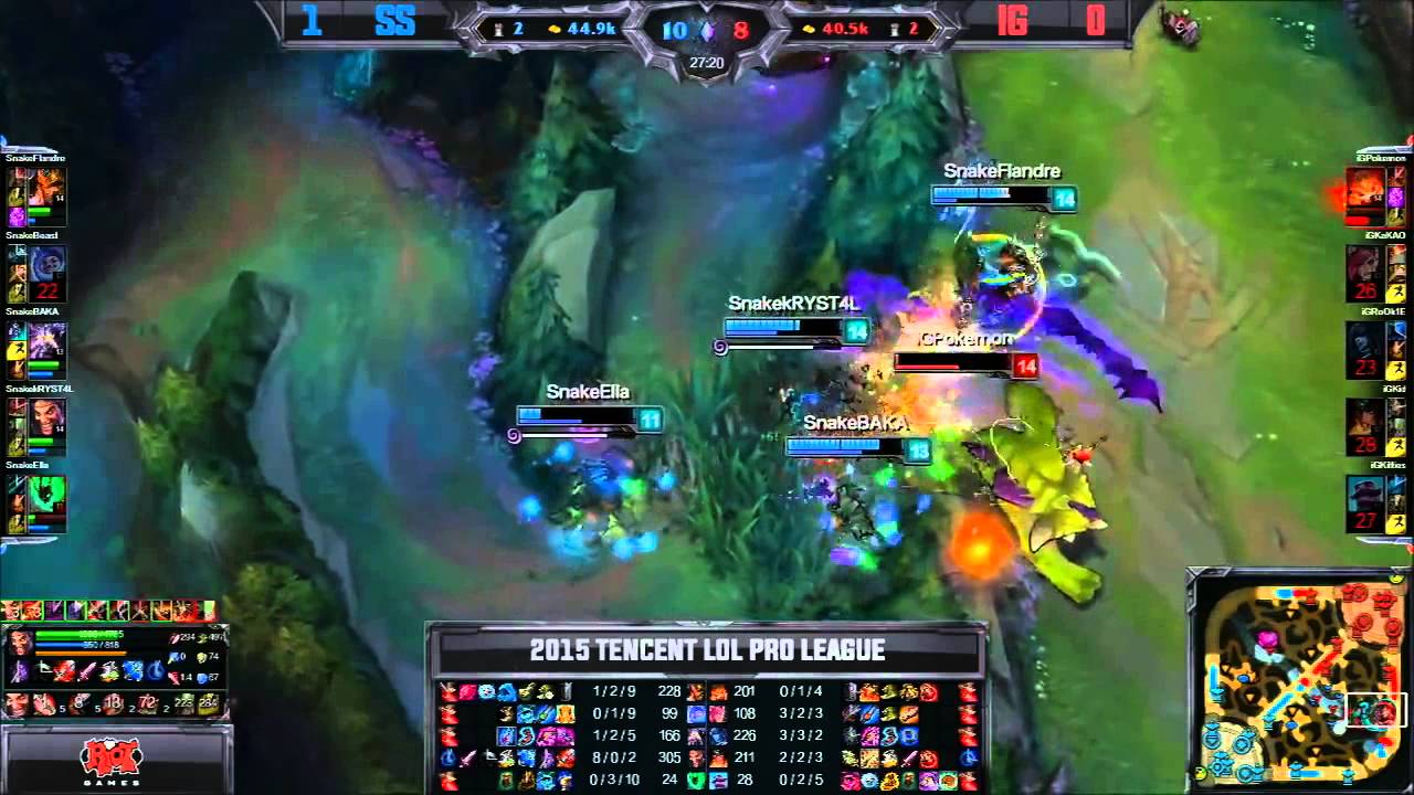 SnakekRYST4L Draven Pentakill /SS vs IG lpl 2015