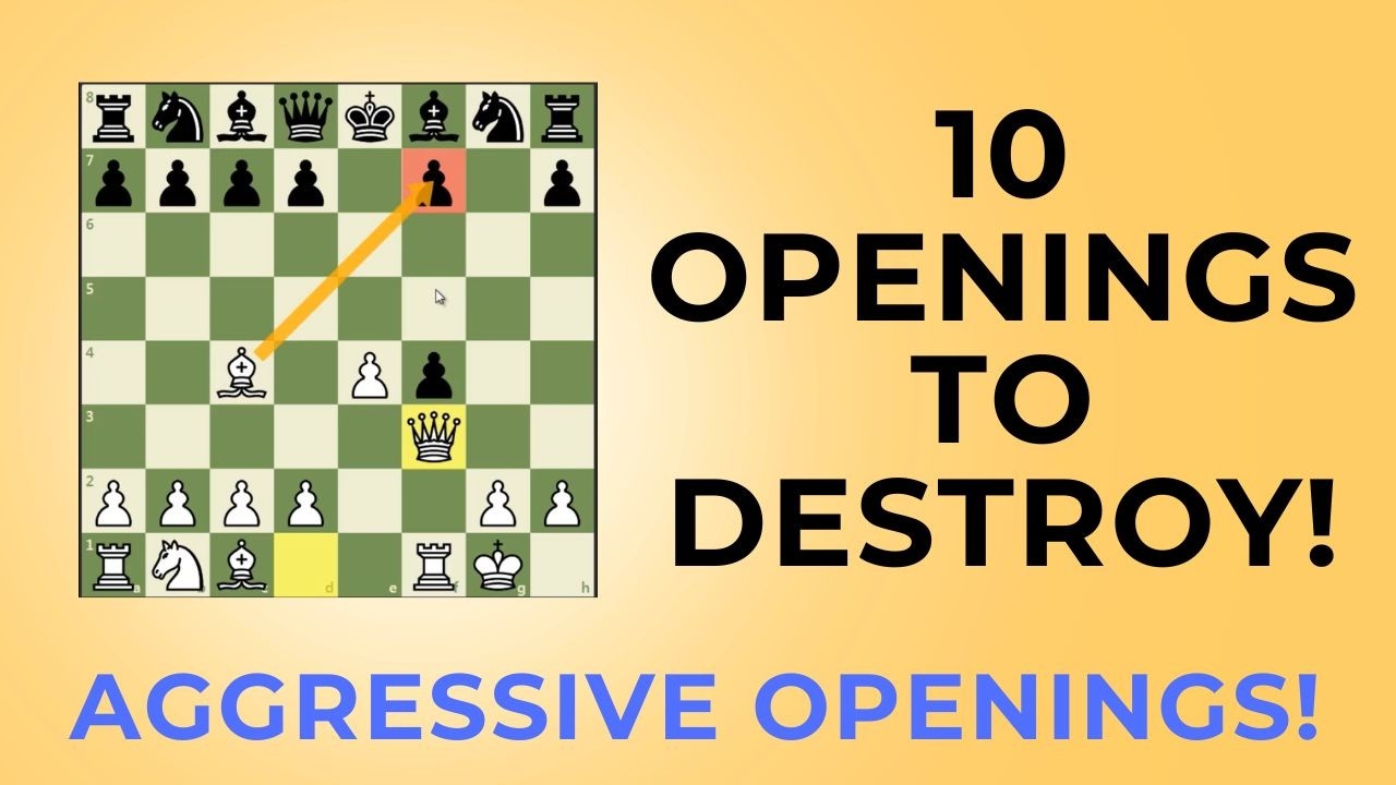 Opening Attack The 10 Most Dangerous Chess Openings for Fast Attacks - YouTube