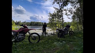 Эндуро прохват В Московскую область (Оз. Смердячье )