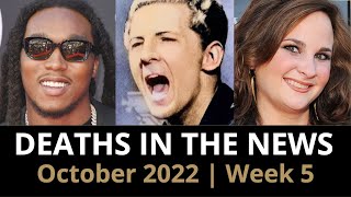 Who Died: October 2022, Week 5 | News