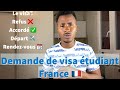 Visa date dpt refus de visa visa obtenu prparation dpart