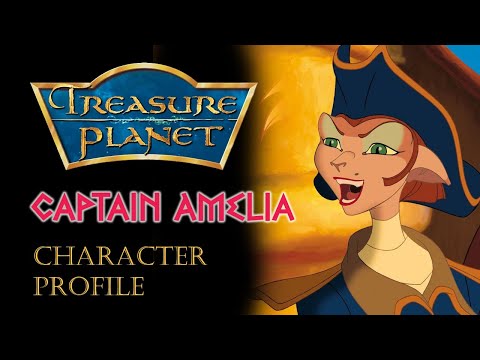 Captain Amelia from Treasure Planet Character Profile