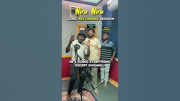 Thumbnail of Nira Nira Song Recording Session #vikkals #shorts
