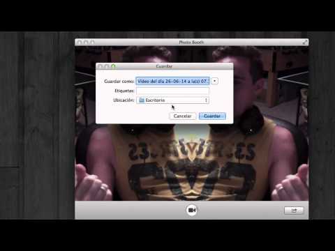 Como usar photo booth y tomar selfies fotos y vídeos Mac tutorial
